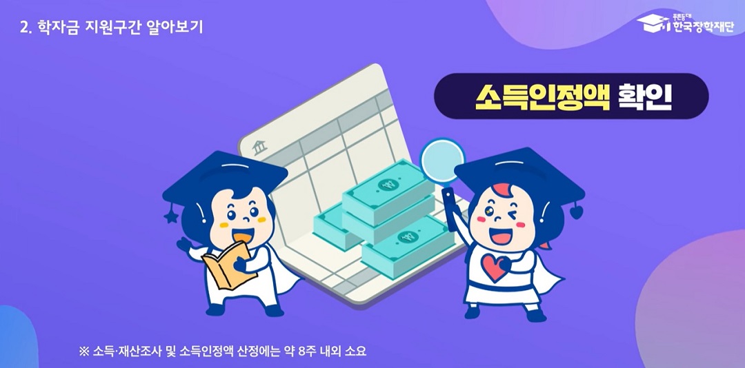 2026 국가장학금 소득인정액확인