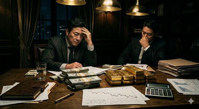 2026년 금리 영향으로 금과 달러 흐름이 엇갈리는 투자 시장 상황 이미지