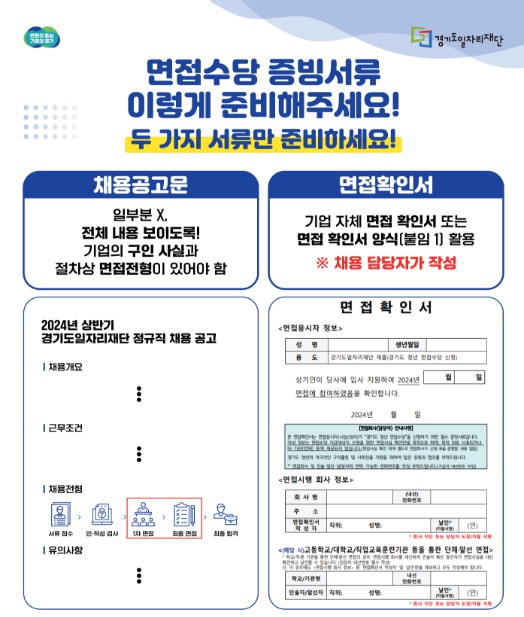 증빙서류 안내