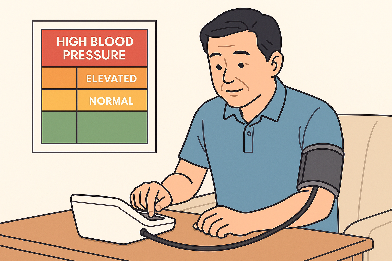 2025년 고혈압 진단 기준과 관리법 – 수치, 증상, 약 없이 조절하는 방법