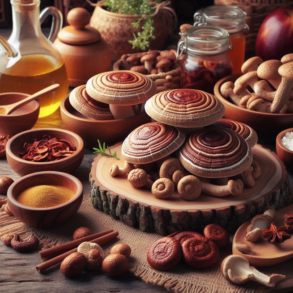 건강식품 버섯 (영지, 상황, 표고)특징과 효능