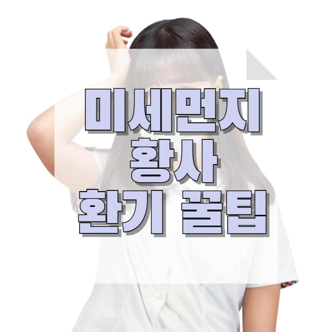 미세먼지 황사 환기