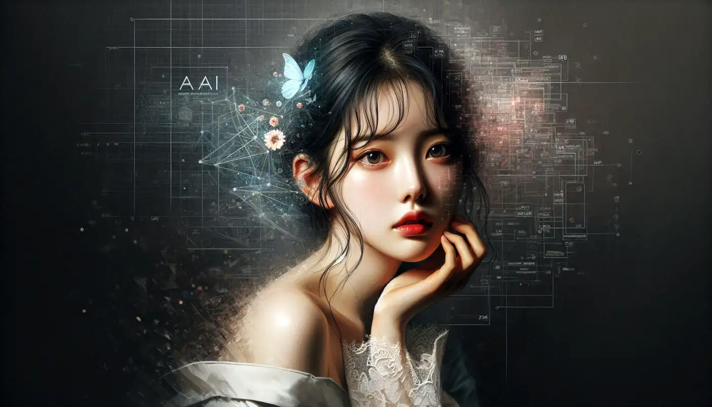 구글-ai-마기를-사용하는-여성의-모습