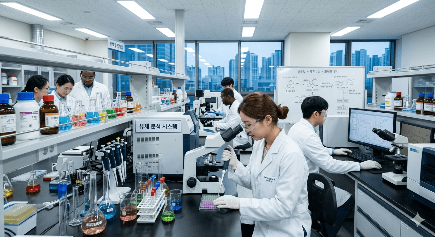 신약 개발 연구소 이미지