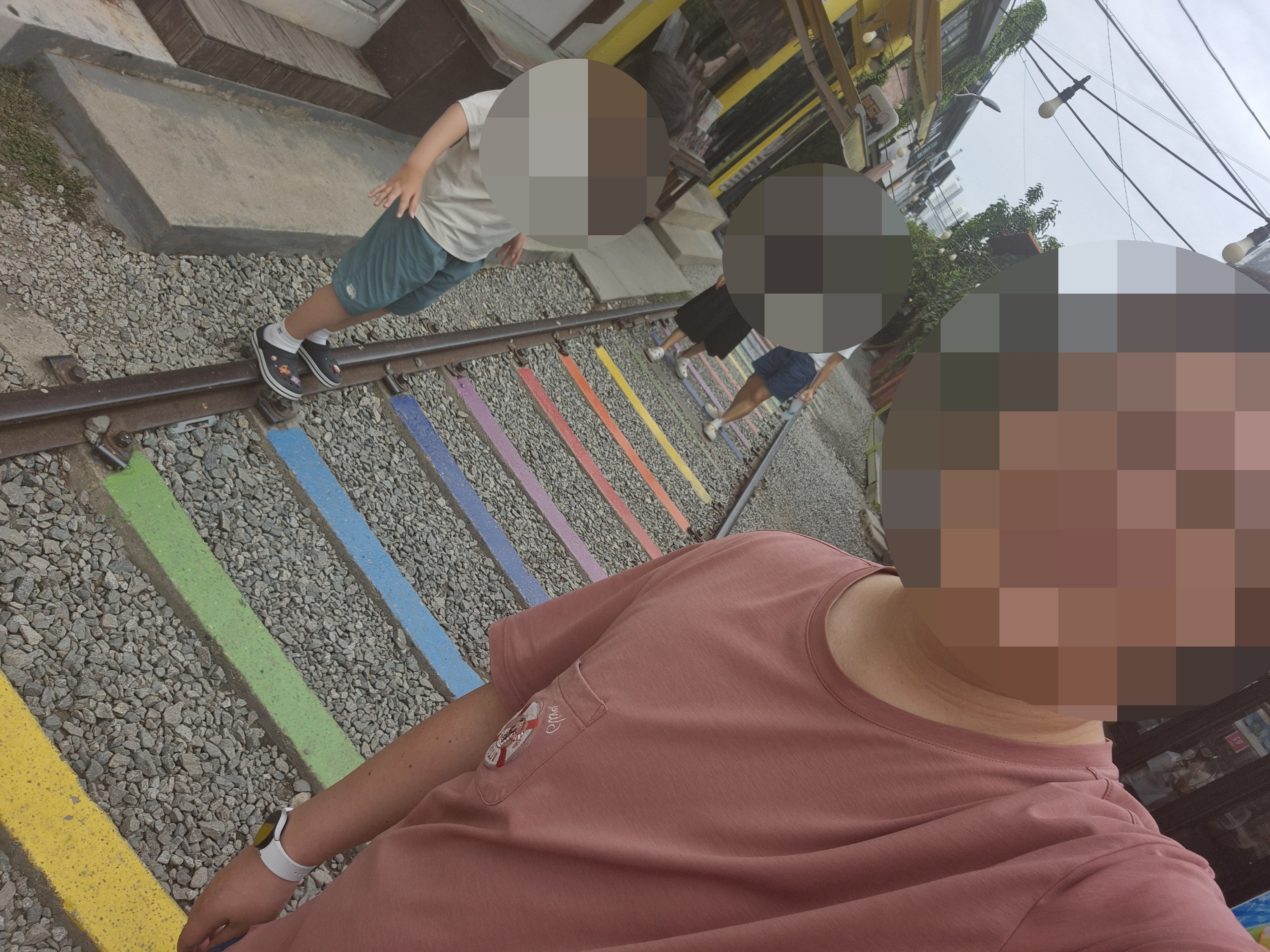 군산 경암동 철길마을 무지개 철길 포토한방!