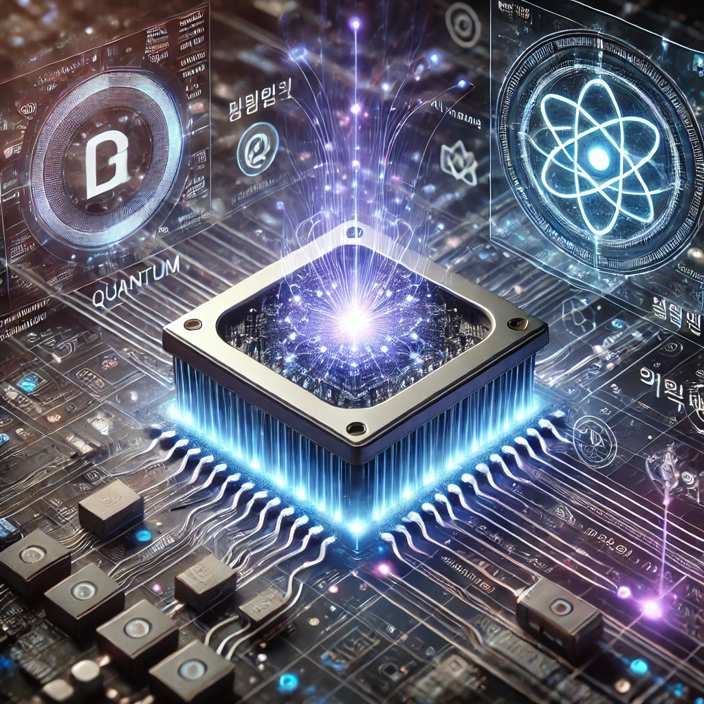 양자 컴퓨터 AI 이미지