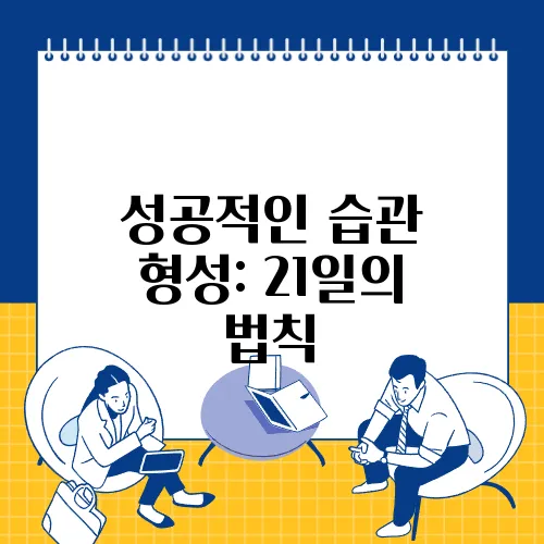 성공적인 습관 형성: 21일의 법칙
