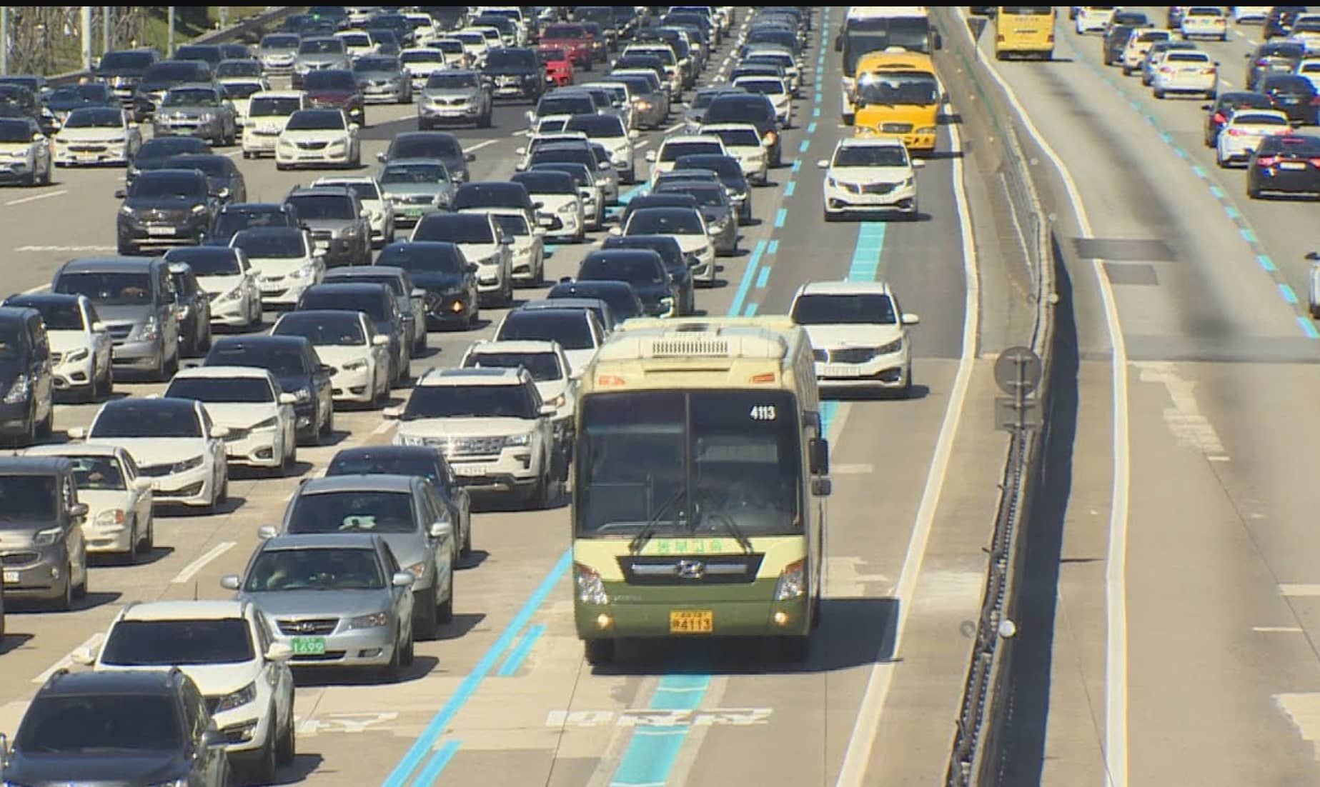 고속도로 버스전용차로 운영