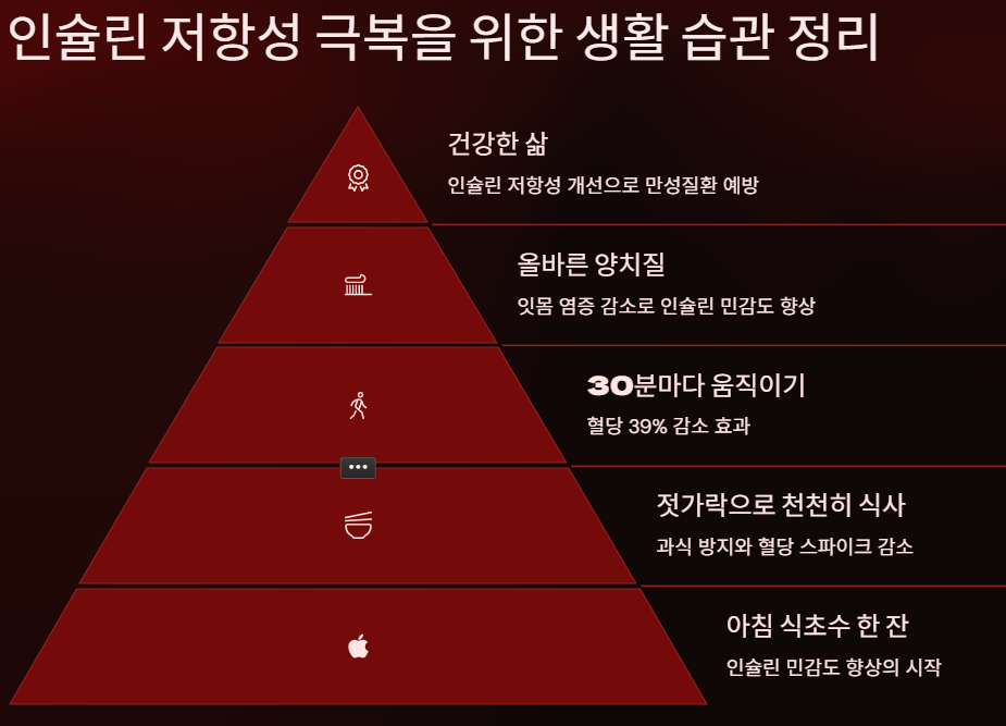당뇨약 먹어도 혈당이 높다면? 인슐린 저항성? 해결방법
