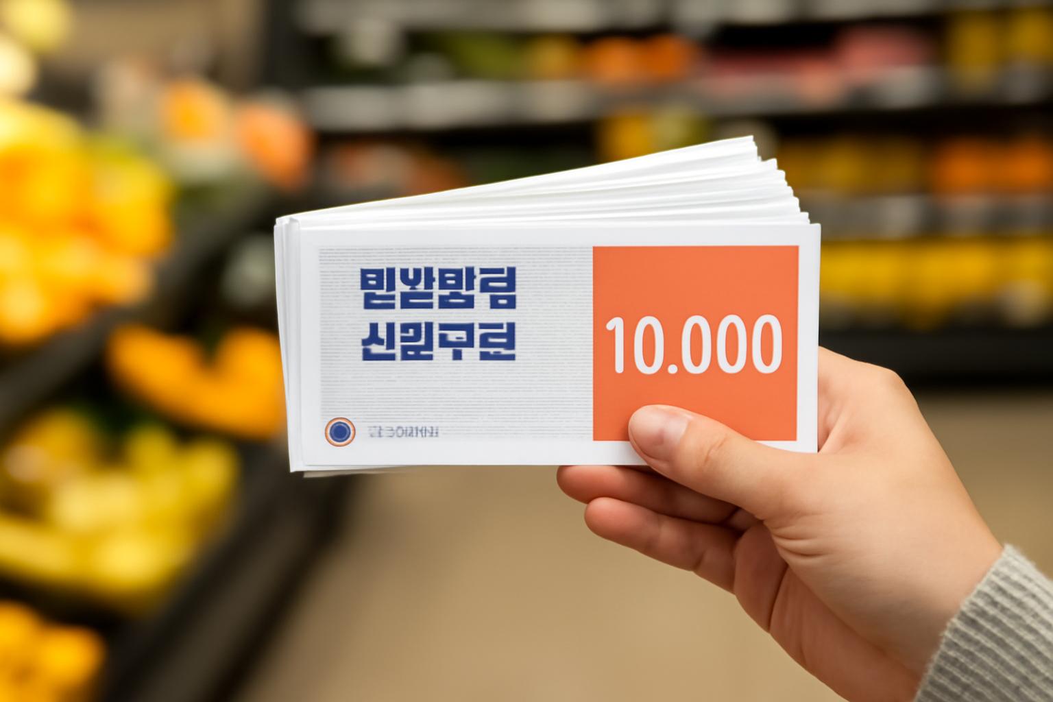 민생회복 소비쿠폰 지급
