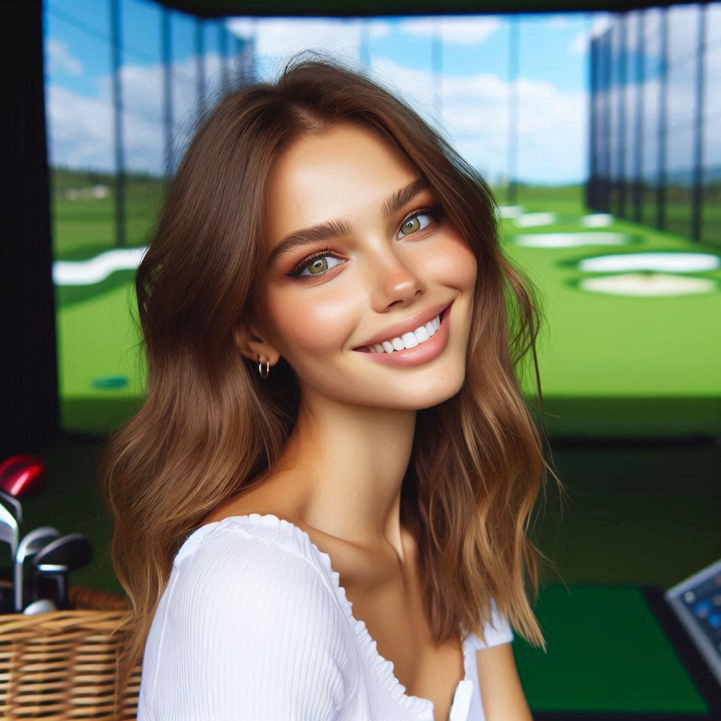 스크린골프장 배경