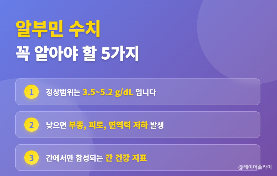 알부민수치