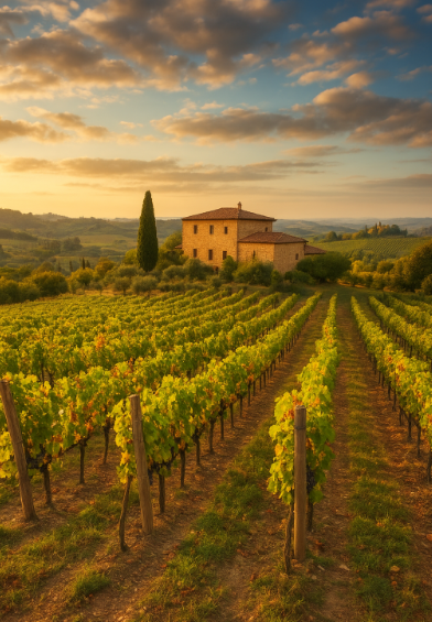 토스카나 포도주 밭 관련 이미지