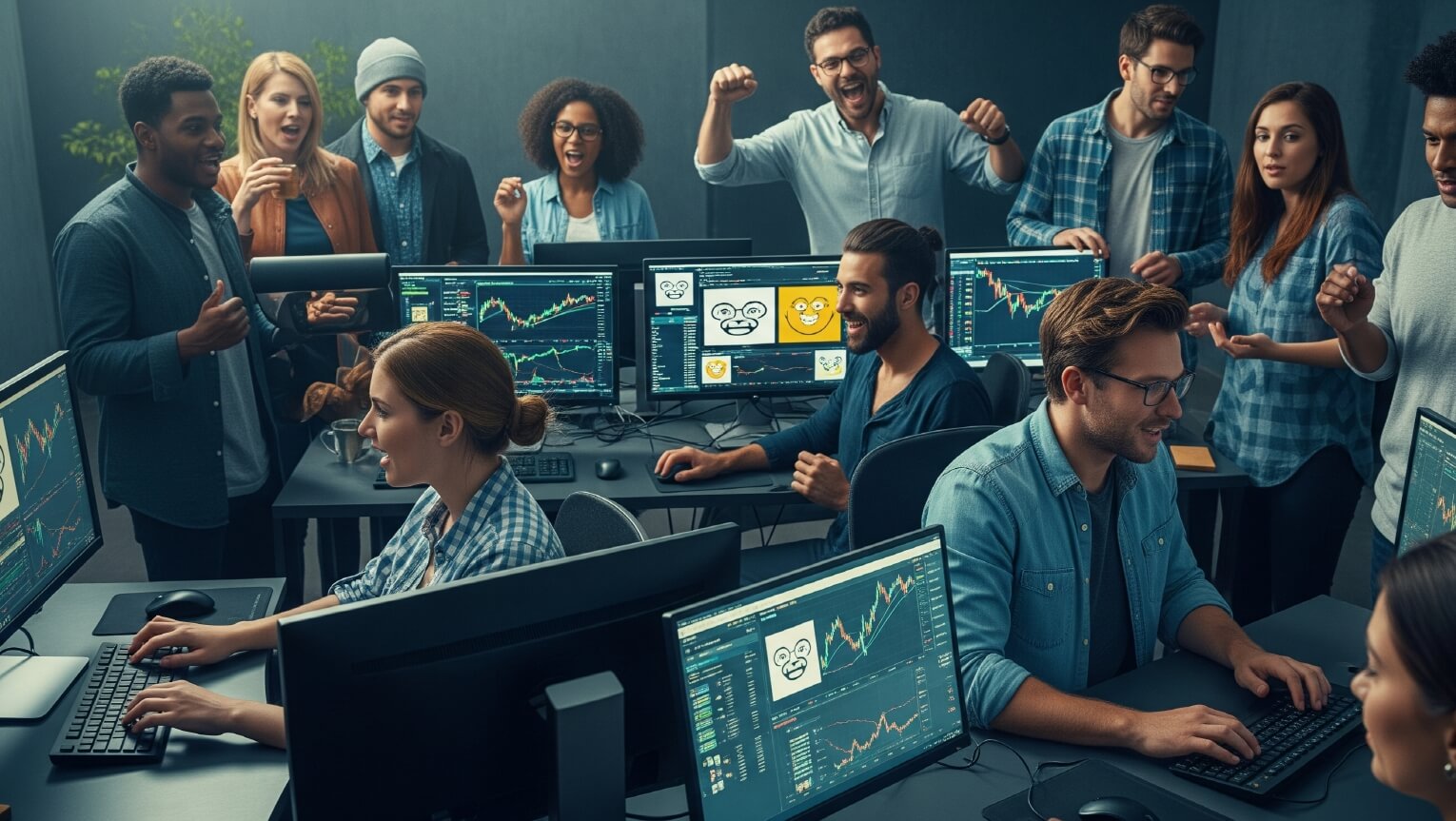 주식하는 사람들