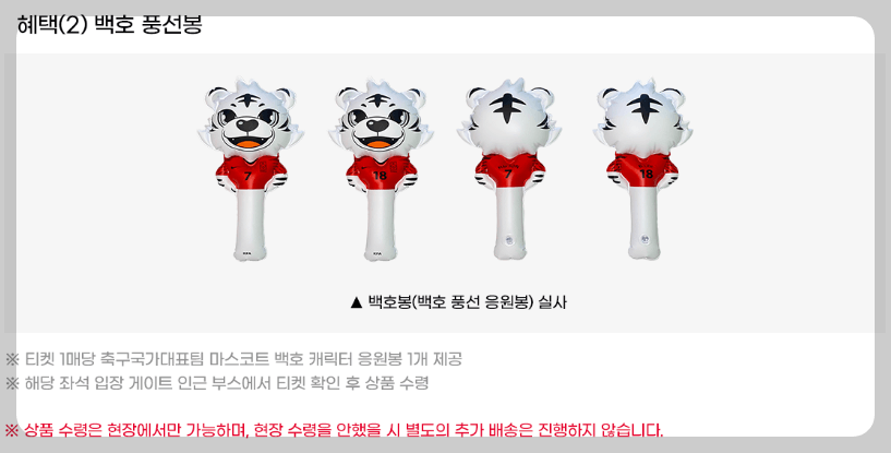 대한민국 축구 티켓