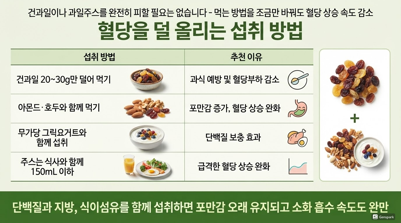 혈당을 덜 올리는 섭취 방법