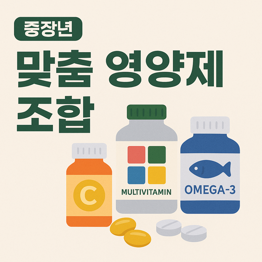 중장년 맞춤 영양제 조합