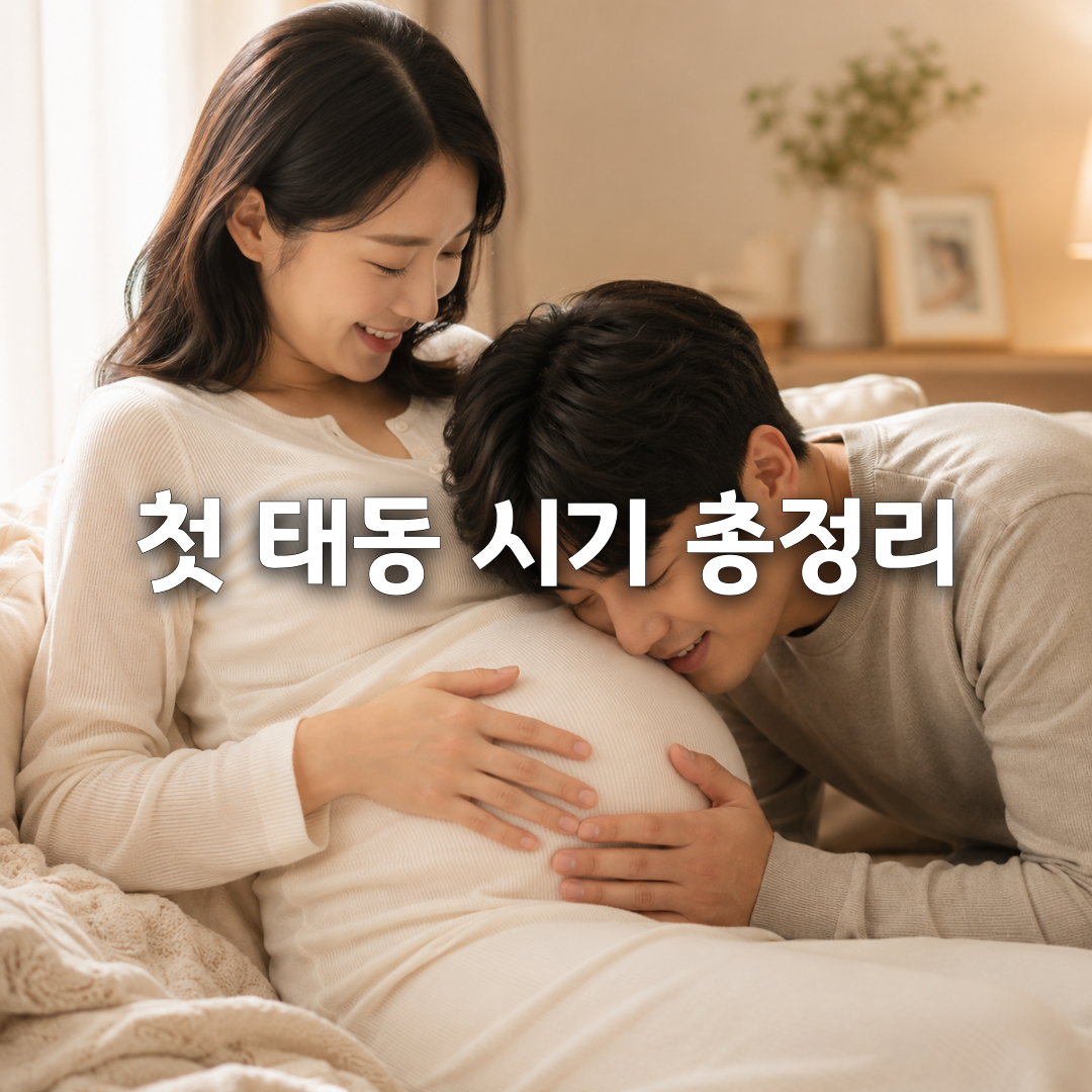 👶 태동 언제 느껴질까 임산부들이 가장 궁금한 시기 총정리