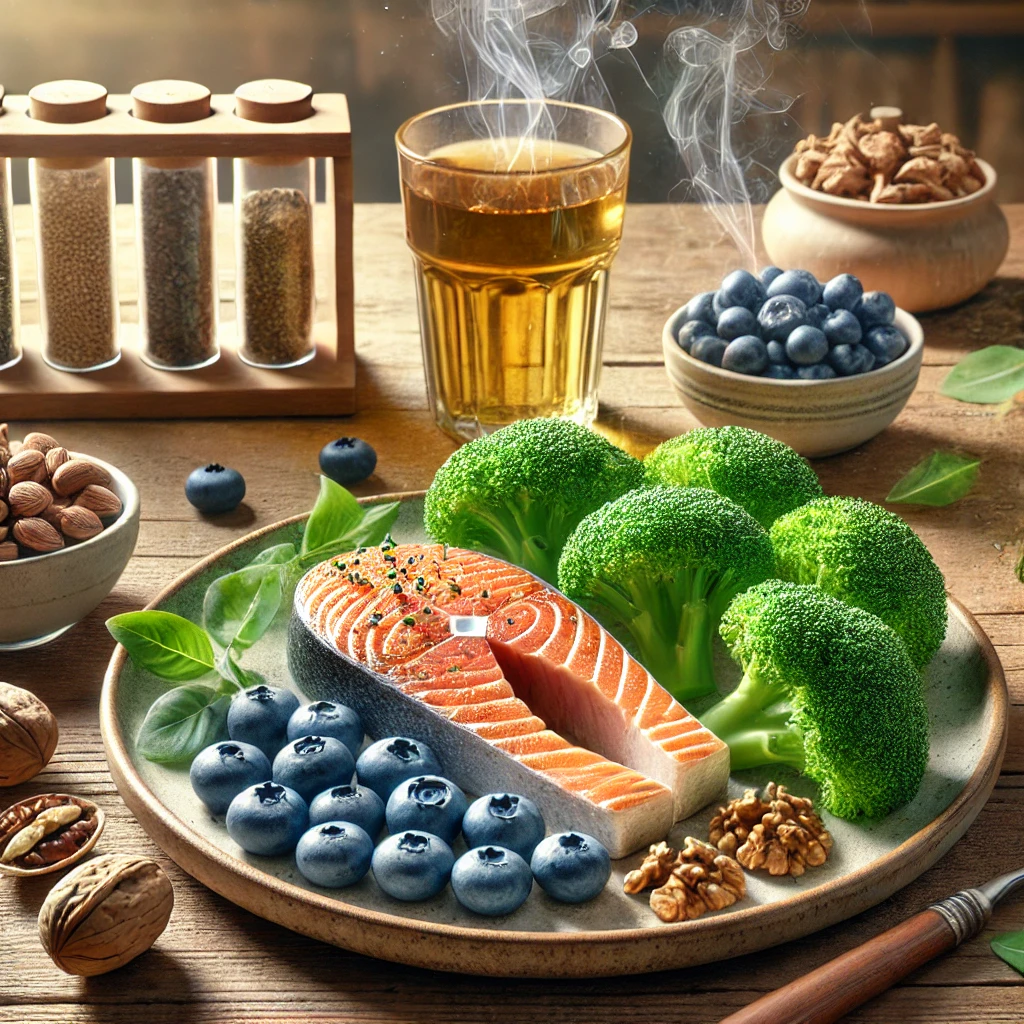 노인들 면역 위한 식단