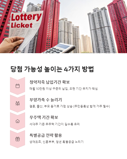 당첨 가능성 높이는 방법