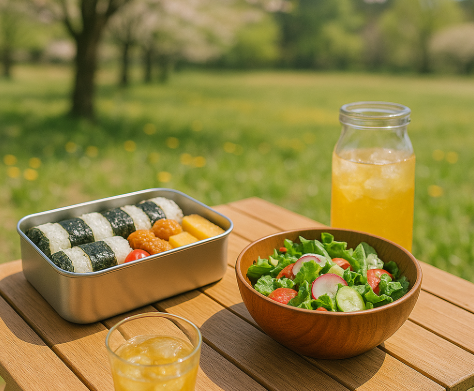 캠핑 음식 관련 사진