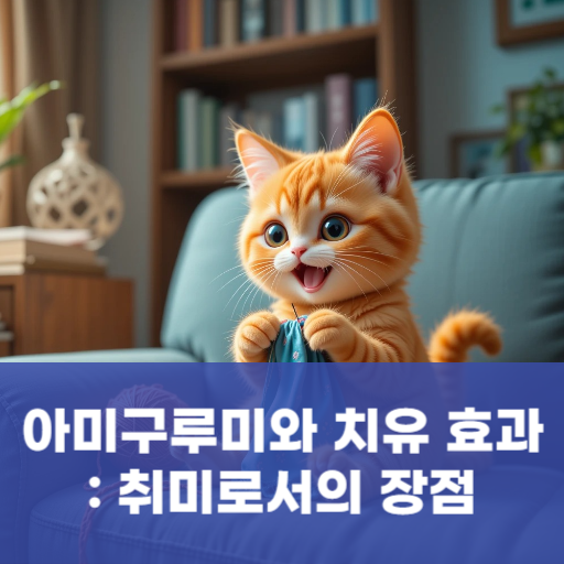 아미구루미와 치유 효과: 취미로서의 장점