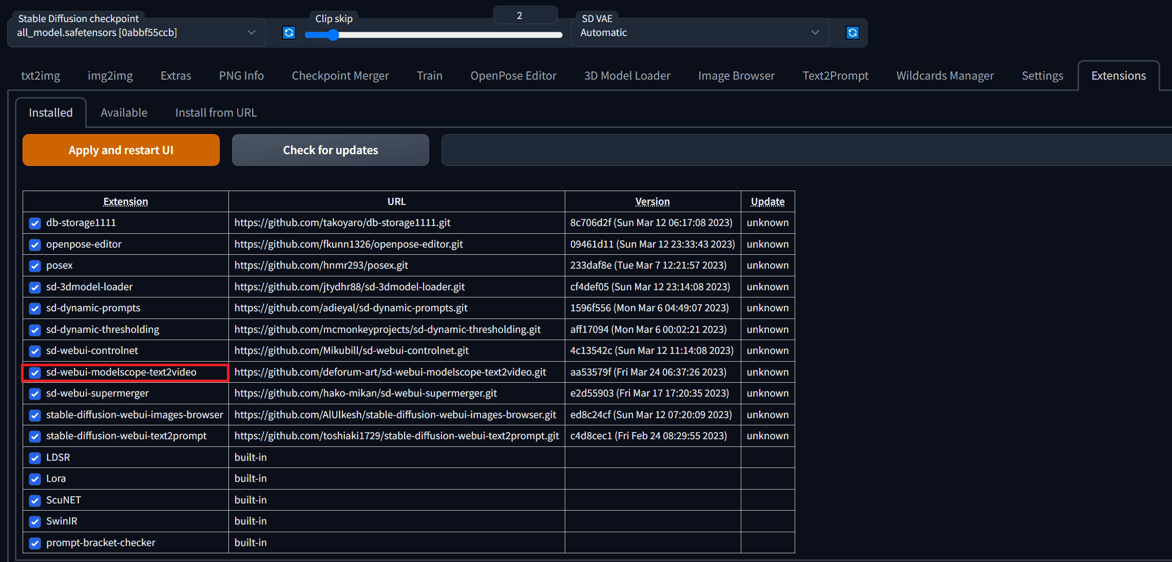 사진6-Stable-Diffusion-WebUI의-Extensions에-sd-webui-modelscope-text2video-생성된-화면