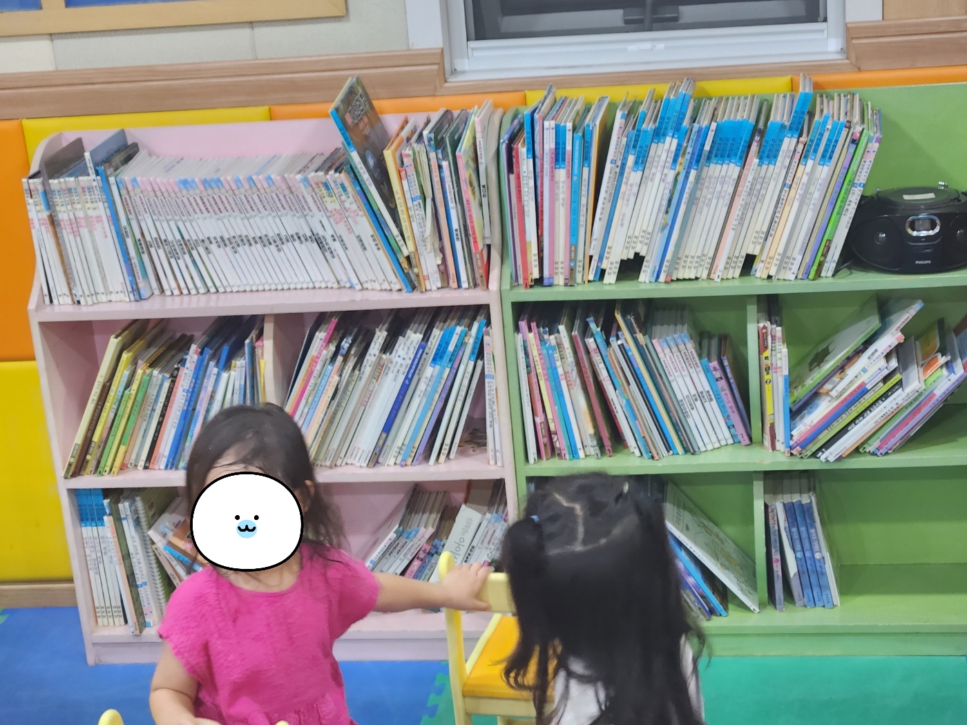 학습식 영어유치원을 선택한 5살 딸