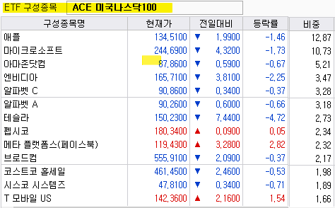 ACE 미국나스닥 100 ETF