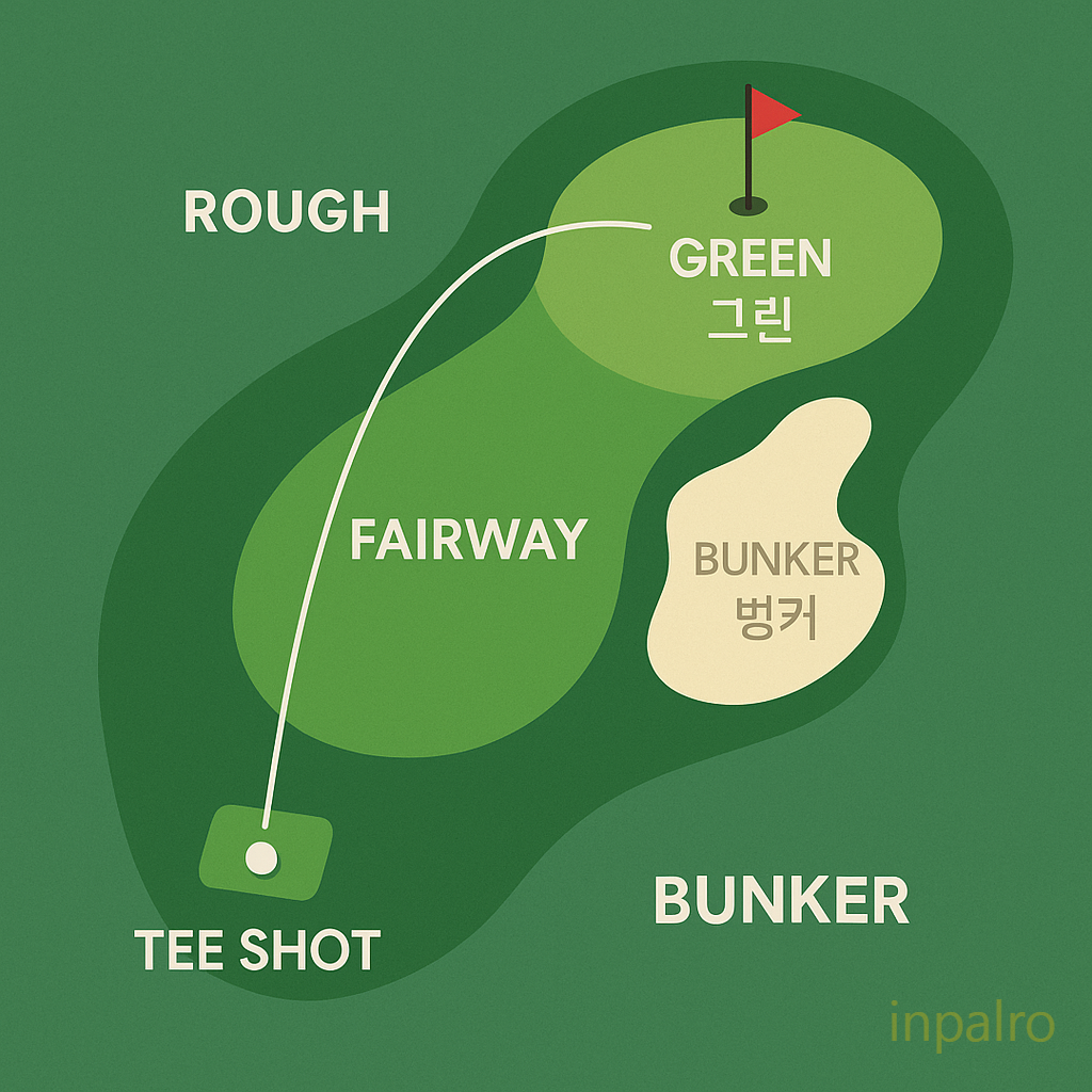 골프 코스 설명 이미지