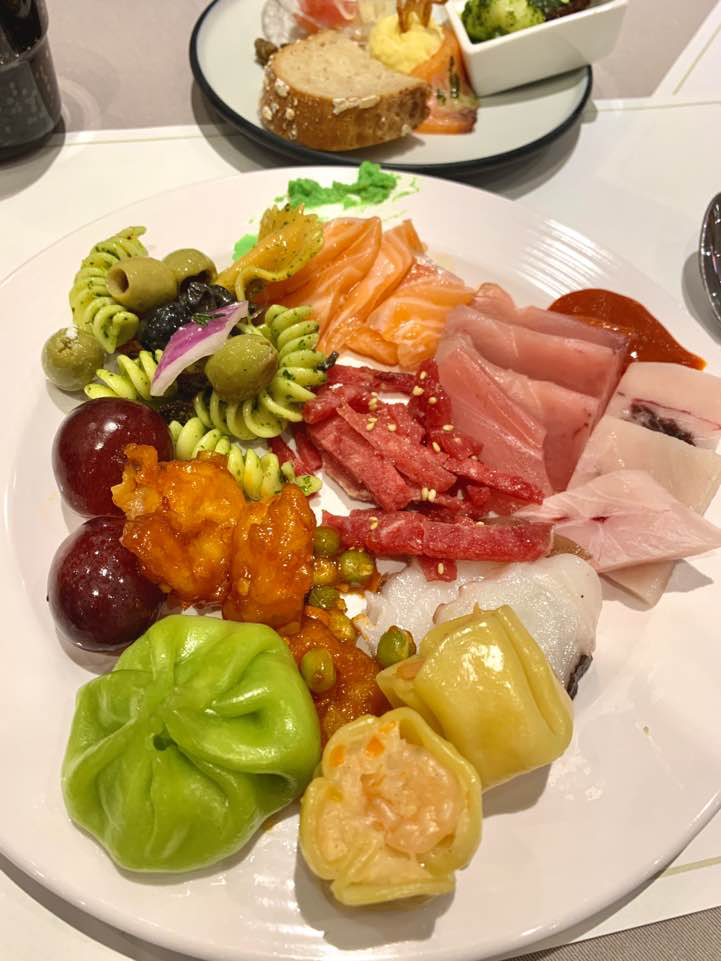 결혼식 뷔페요리