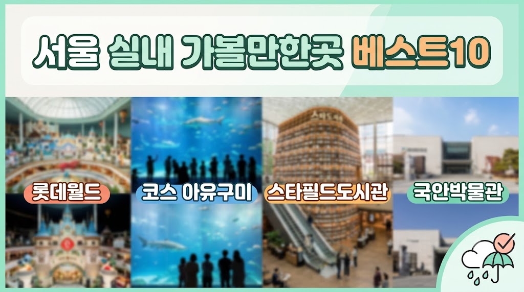 서울 실내 가볼만한곳