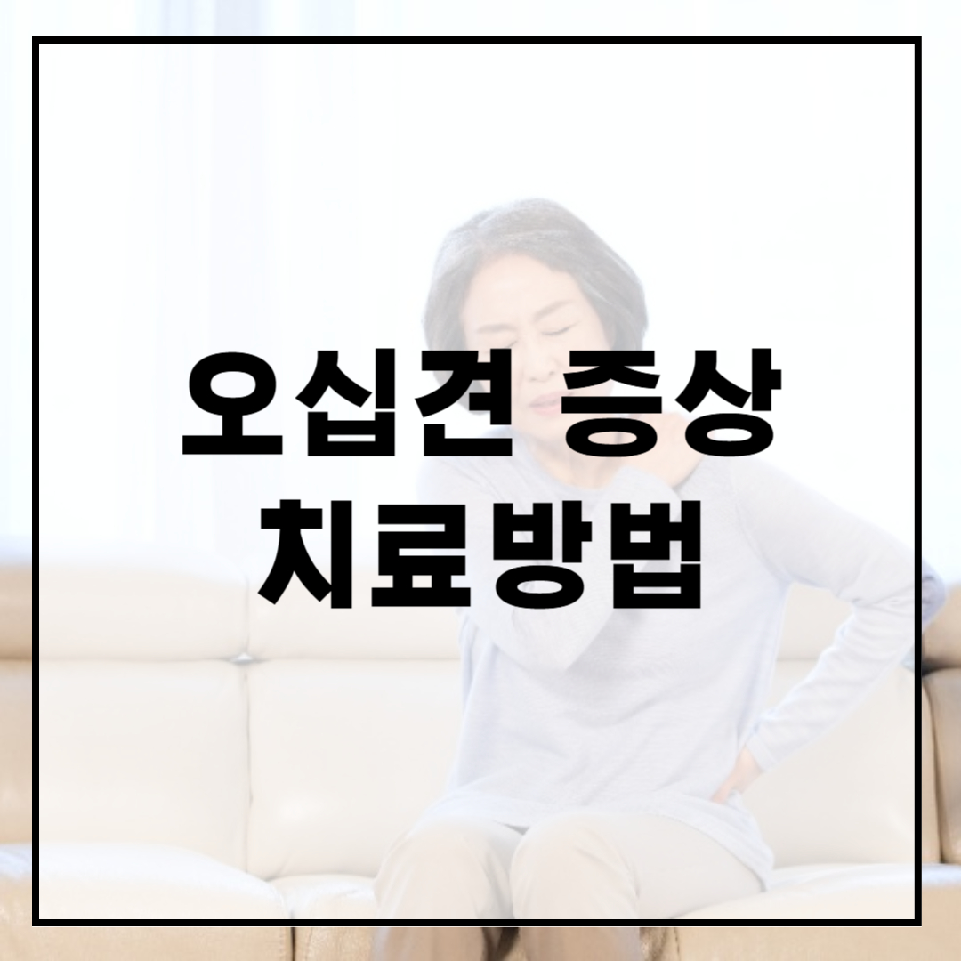 오십견-증상-치료방법