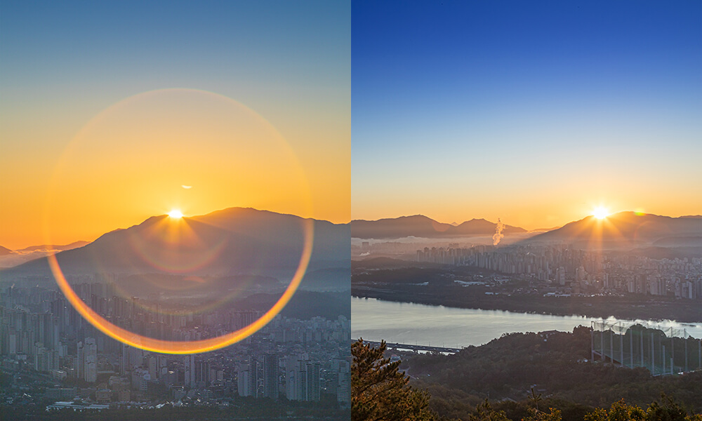 서울의 해돋이 명소, 일출 명소