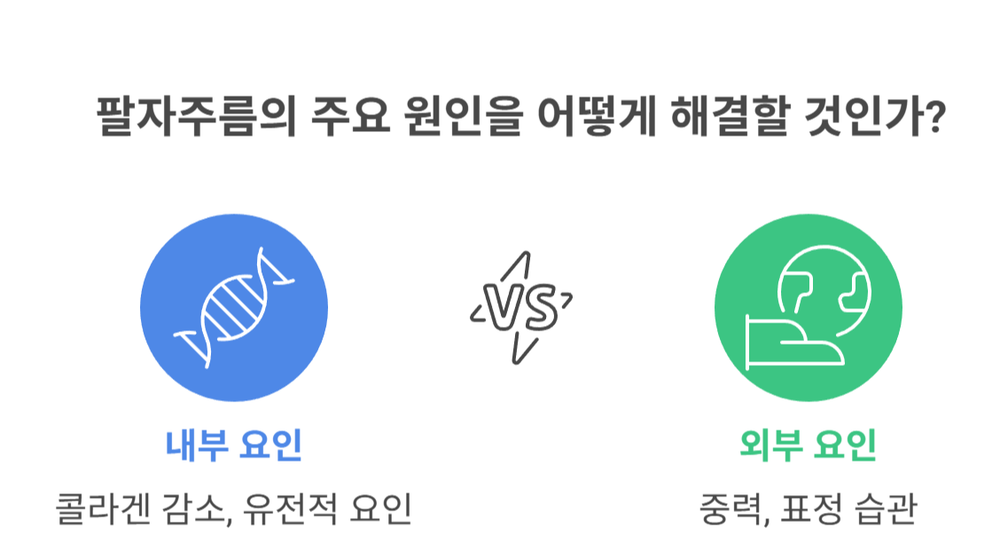 팔자주름, 왜 생기고 왜 깊어질까?