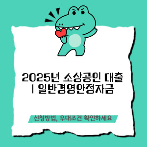 2025 소상공인 대출