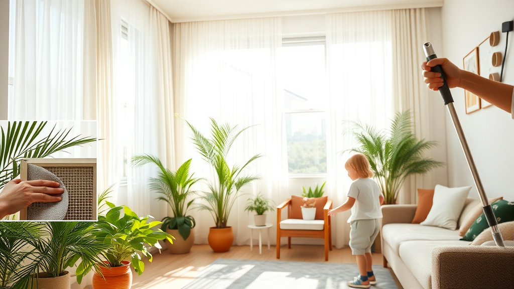 쾌적한 실내 환경을 위한 집안 공기 질