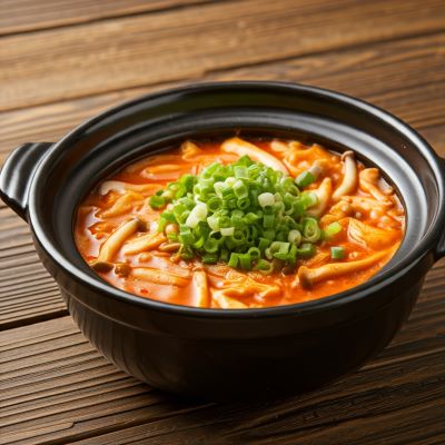 버섯 육개장