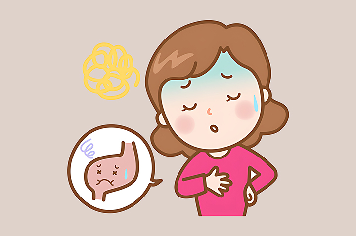 복부팽만