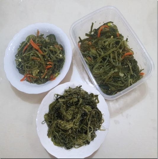 미역줄기 볶음 요리