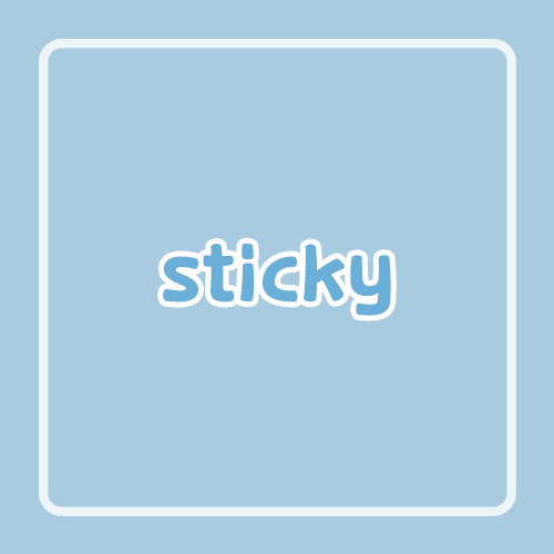 sticky