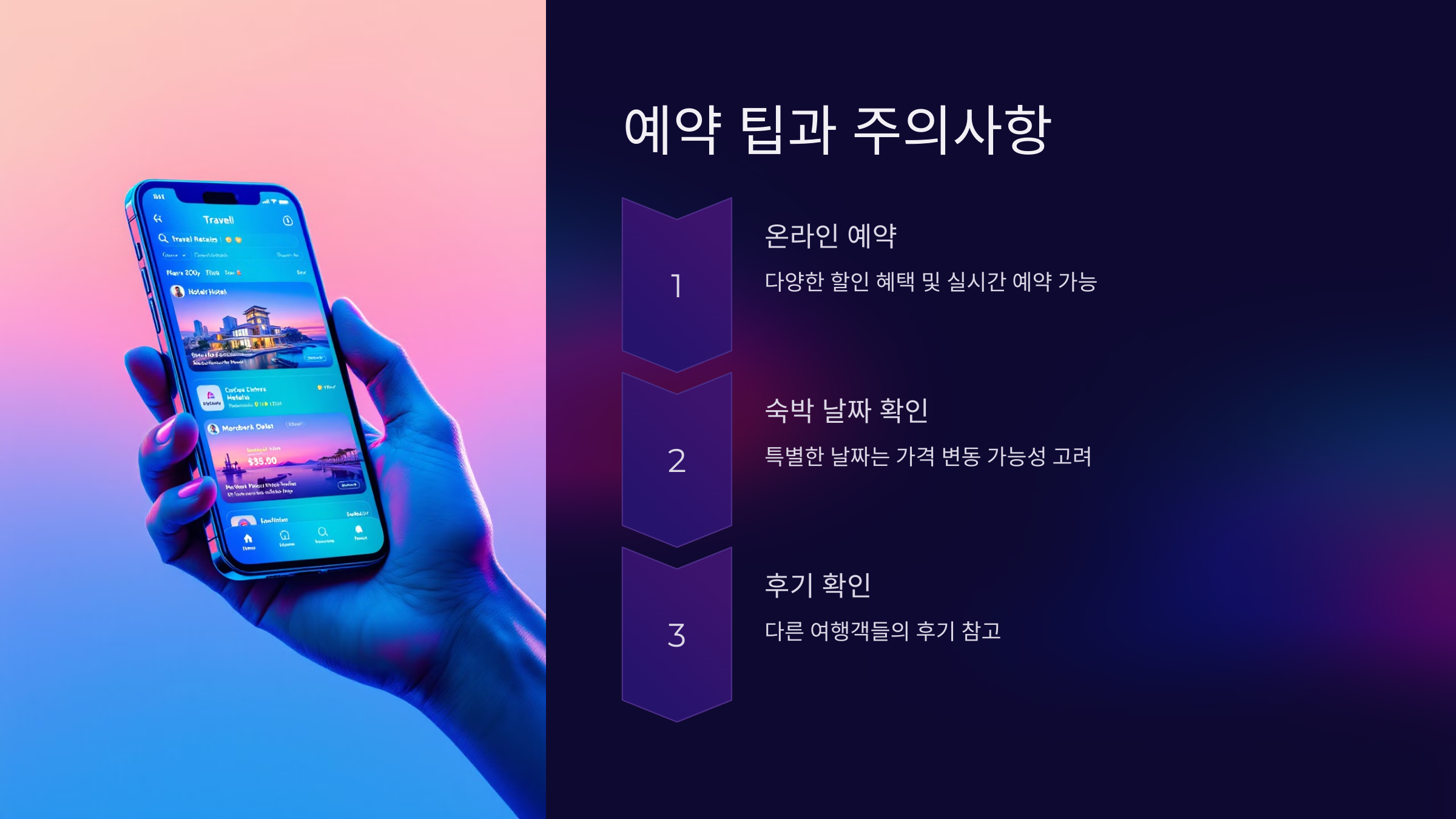 예약 팁과 주의사항