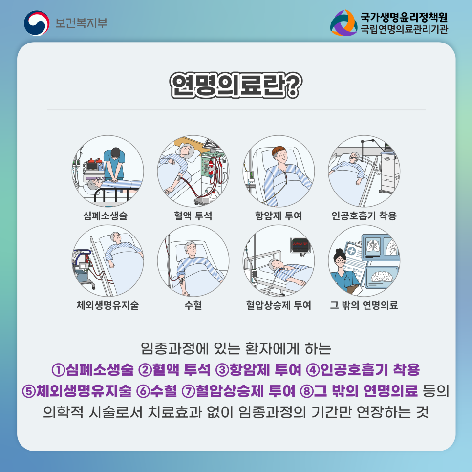 연명의료대상