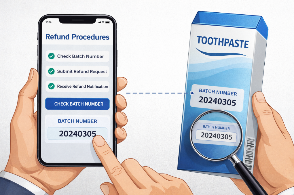 환불 절차 및 제품 식별 방법