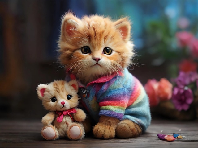 실내 고양이를 위한 야간 놀이 장난감