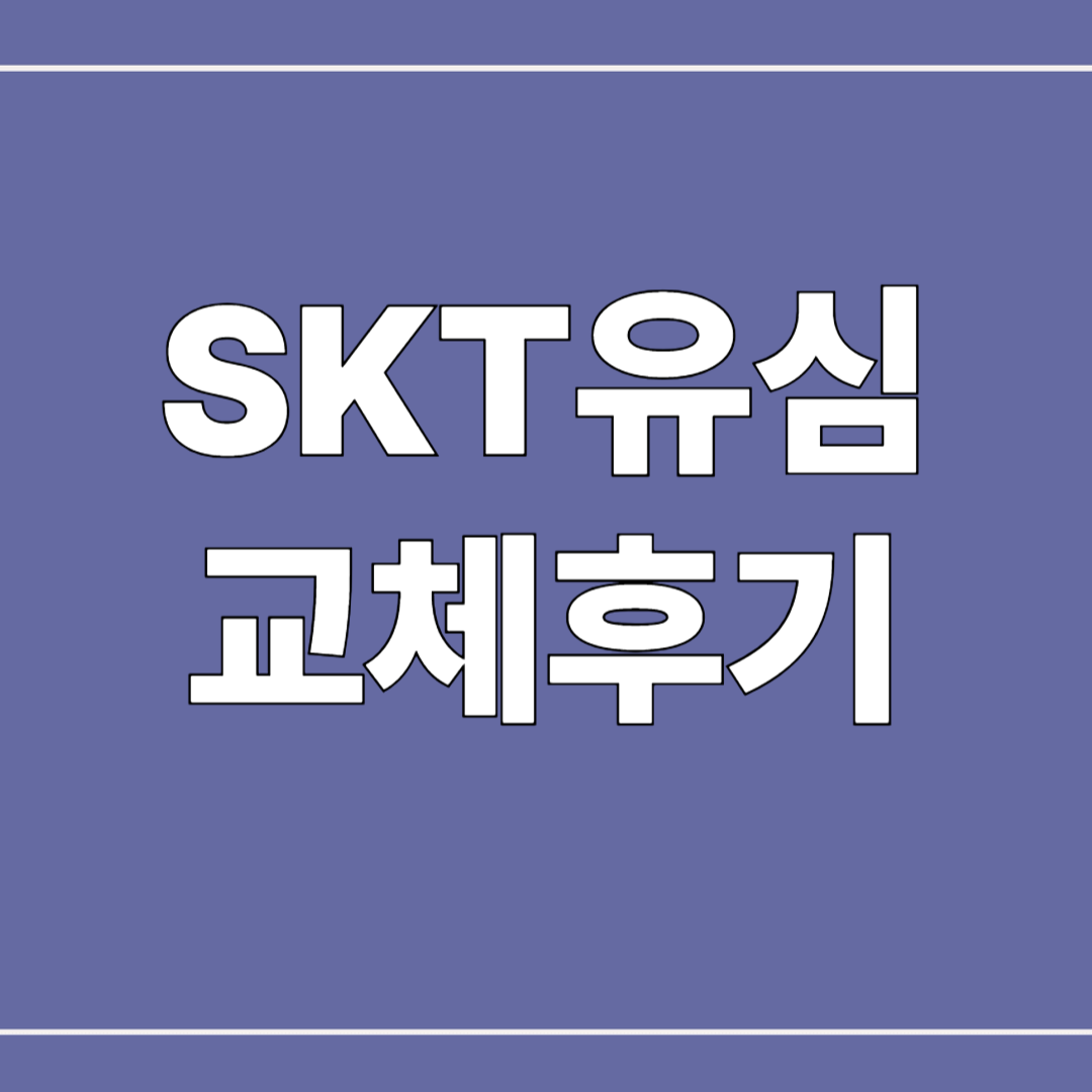 SKT 유심 해킹 사태 이후 SK 유심 교체 후기 모음