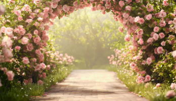 경산 하양 대부잠수교 장미 터널