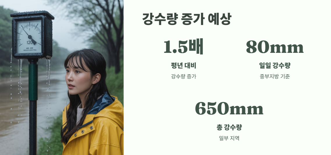 장마 예상 기간 2025년 3