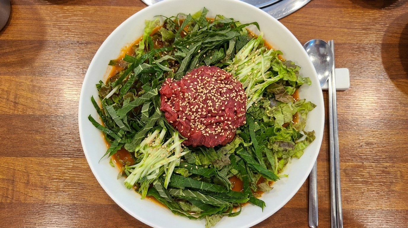 2TV 생생정보 천안맛집<25년 내공! 한우육회물회>위치