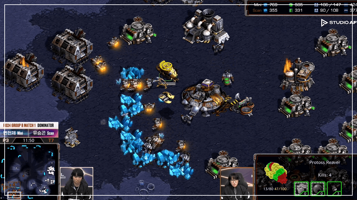 SSL 24강 B조 1경기 리버견제1